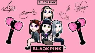 BLACKPINK 🖤💗 How you like that 💗🖤my talking Angela 2 AMV #blackpink