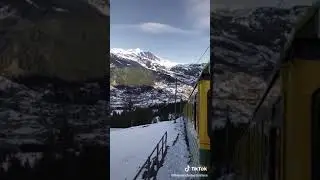 Beautiful Switzerland Train Ride