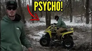Redneck Goes CRAZY In the Snow!
