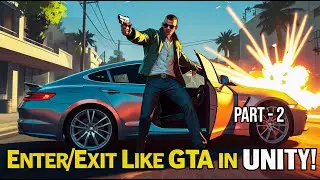 How to Make GTA Style Car Enter Exit System in Unity | Automatic Player Walk To Car