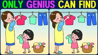 【Find the Difference】 ONLY GENIUS CAN FIND. Can you find them all?
