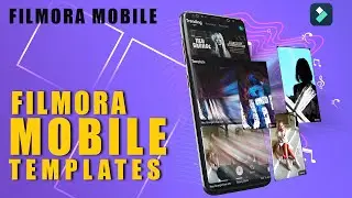 How to use Template in Filmora Mobile App #filmoramobile