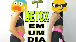 FIZ UM DIA DETOX E OLHA O QUE ACONTECEU! 😨