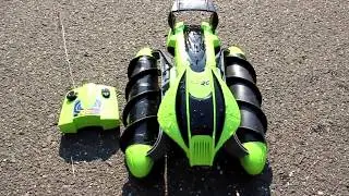 Крутейшая игрушка Вездеход на р/у XiongQi Амфибия (зеленый)