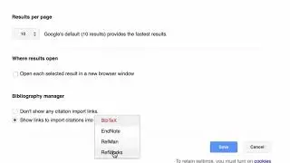 How to Display Links to Refworks on Google Scholar