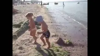 Кирюша на море август 2016