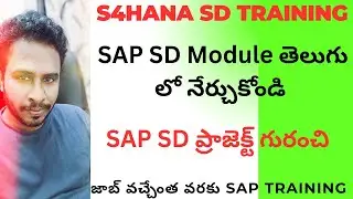 SAP SD Module class1-SAP SD Course in Telugu-SAP SD Videos in telugu-S4HANA SD Telugu Training
