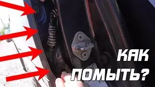 Как помыть в автомобиле дверные петли и то что рядом