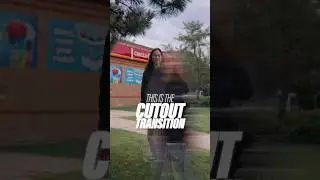 ✂️ how to do the cutout transition #tutorial #cinematic #smartphone