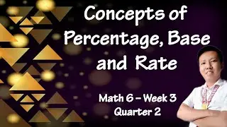 Video Lesson MELCs Math 6 Quarter 2 Week 3 (Concepts of Percentage, Base and Rate)