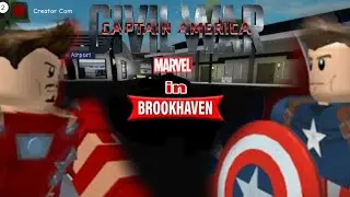 Avengers Captain America CivilWar in Brookhaven #avengers #captainamerica #ironman