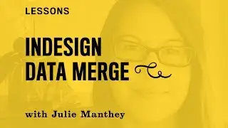Producing name tags with Adobe InDesign’s data merge capabilities.