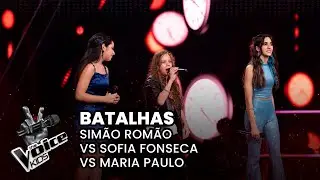 Simão Romão vs Sofia Fonseca vs Maria Paulo| Batalhas  | The Voice Kids Portugal 2024