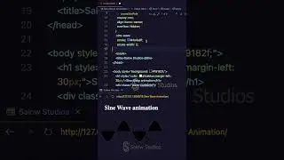 Create a Mesmerizing Sine Wave Animation in 50 Seconds | SVG & CSS Magic