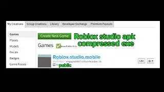 Roblox studio mobile Android redmi apk ♥️ compressed apk exe