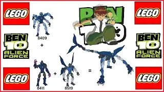 LEGO Ben 10 Alien Force Combi Model Spidermonkey 8409 + Chromastone 8411 + Big Chill 8519