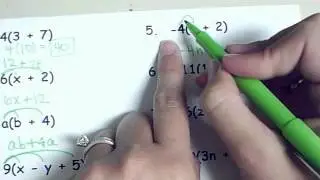 Like Terms/Distribution