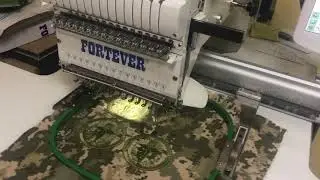 Fortever FT-1501L 🎯 | Профессиональная вышивальная машина | Вышивальная машина для шевронов