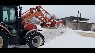 чистка снега, трактор ЭБП-17(#продажа #трактора)