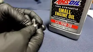 Predator 3500 Generator Magnetic Oil Drain Plug after 7 hours Running