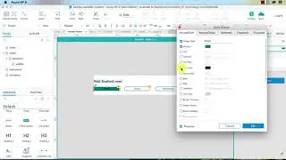 Axure RP 9, week 8.4, creating a custom menu