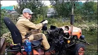 копаю картошку распашником