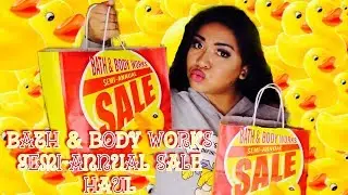 BATH & BODY WORKS SEMI-ANNUAL SALE HAUL!!! OVER $300 WORTH!!!