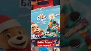 Набор Барни новогодний 
