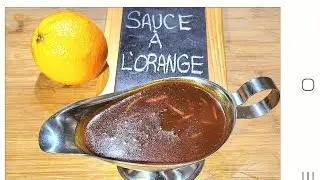 La sauce à l'orange