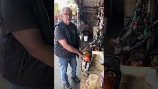 איך מניעים ומטפלים במסור שרשרת סטיל STIHL