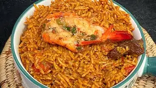 HOW TO MAKE BASMATI NIGERIAN JOLLOF RICE | JOLLOF RICE RECIPE