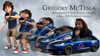 I basically turned Gregory into a Tesla - FNaF: Security Breach Vanny Any% with a Steering Wheel
