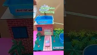 Rainwater harvesting working model #rainwaterharvesting #shortsviral #shortstrending #shortsfeed