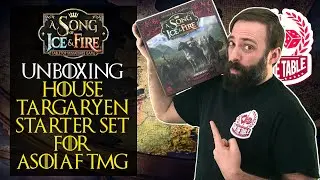 Unboxing the House Targaryen Starter Set for A Song of Ice and Fire the Miniatures Game