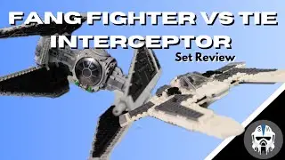 75348 Mandalorian Fang Fighter VS TIE Interceptor Set Review! Best Set of the Wave? #legostarwars