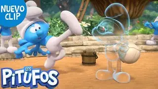 Papa Pitufo es INVISIBLE!!! 👀 | Clip Exclusivo | Los Pitufos 3D NUEVA SERIE