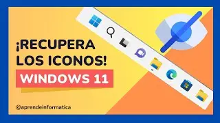 NO APARECEN los ICONOS en la BARRA de TAREAS WINDOWS 11 | 4 SOLUCIONES