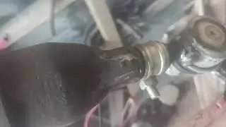 НИВА СК - 5. встановлення гідро циліндра на вигрузну трубу.