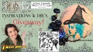 Crafting with Summer 2024 IOD Release Products - Affiliation and giveaway with Ellen J. Goods!