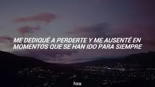 Alejandro Fernández - Me Dediqué A Perderte (Letra) ♡
