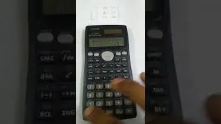 How to find Determinant by using fx 991 ms Calculator