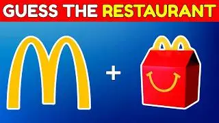 Guess the Fast Food Restaurant by Emoji 😋🍕 | Food Emoji Quiz