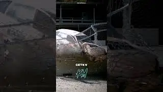 Испытание ограждения F1: машина vs барьер #краш #f1 #automobile #sports #kozymozy #race #motorcycle