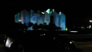 Lamborghini Gallardo At Night Blue Flames