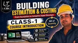 #1| Estimation & Costing, Introduction