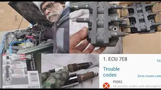 Jeep Wrangler 2008-2011 Spark Plug and Ignition Coil replacement | OBD P0302 | Cylinder 2 misfire