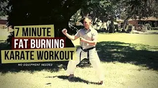 How To Learn Karate At Home | 7 minute Fat Burning Karate Workout