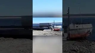 Dangerous road in Russia