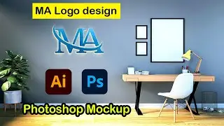 Logo Design Tutorial: Creating the MA Logo with Adobe Illustrator and Photoshop Mockup | Episode 1 |