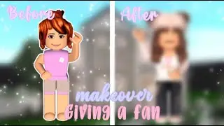 GIVING A FAN A MAKEOVER! ||Roblox||